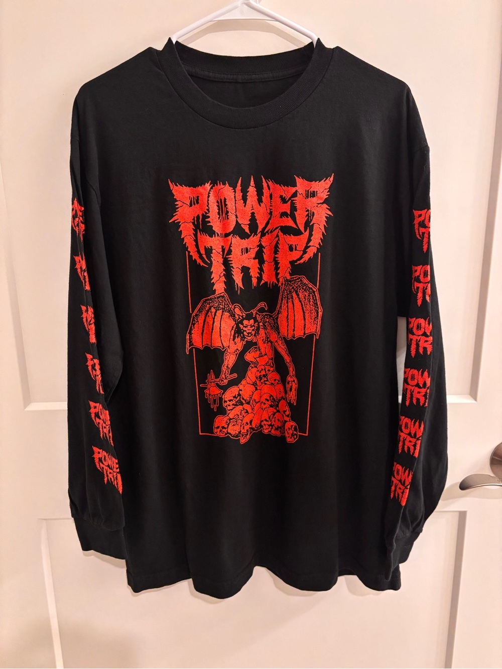 Power Trip long sleeved tee, men’s M